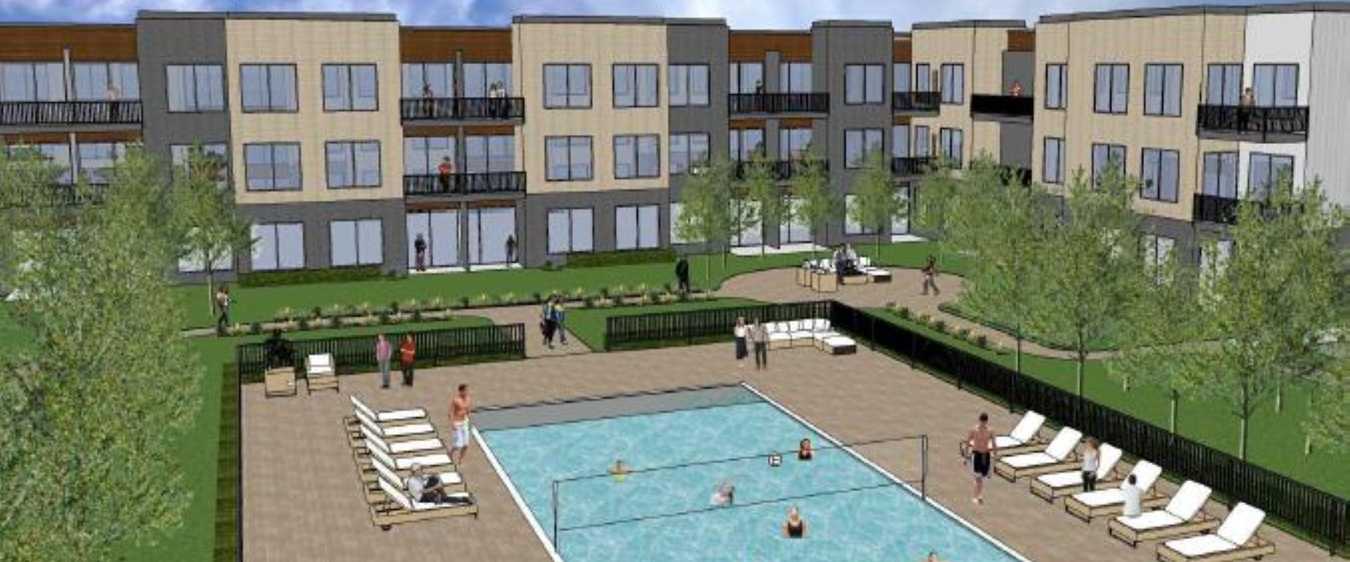 Haggerty Square Apartments Tower Construction